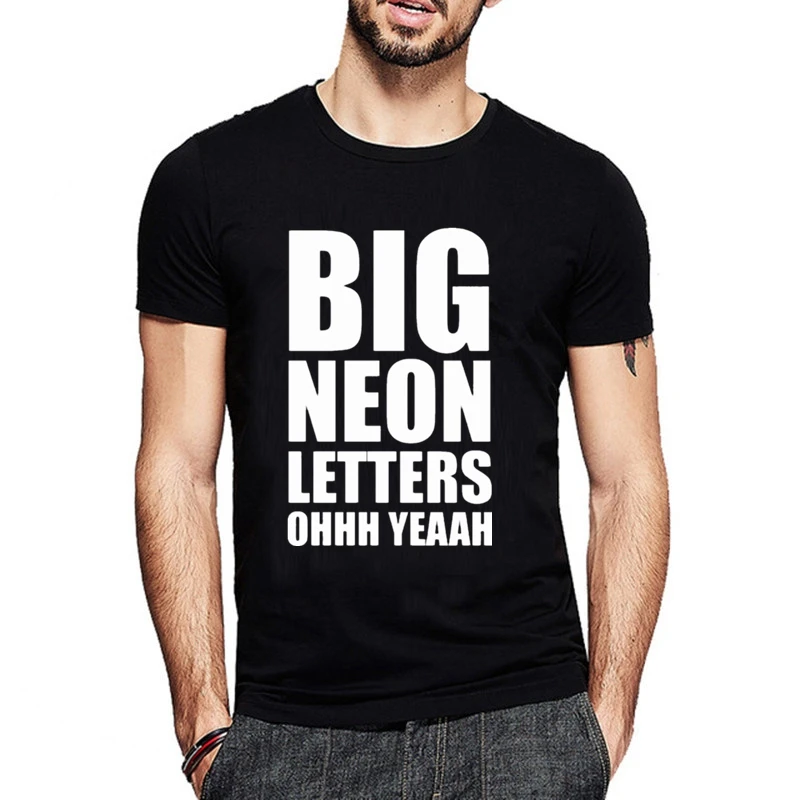 TriDitya HT0320# Big Neon Letters Black T Shirt Men's tshirt Unisex Tops Fashion Cool O Neck Short Sleeve Shirt Cotton
TriDitya HT0320# Big Neon Letters Black T Shirt Men's tshirt Unisex Tops Fashion Cool O Neck Short Sleeve Shirt Cotton