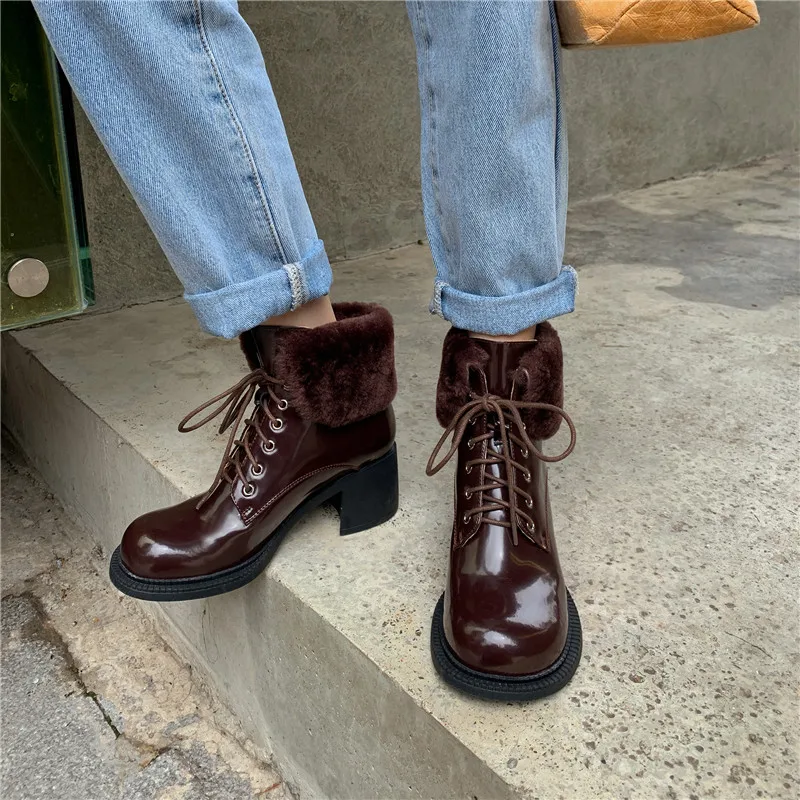 New Arrival Women Boots High Quality Winter Boots Fashion Lace Up Comfortable Ankle Boots For Wtable ankle boots for woman black 
New Arrival Women Boots High Quality Winter Boots Fashion Lace Up Comfortable Ankle Boots For Wtable ankle boots for woman black