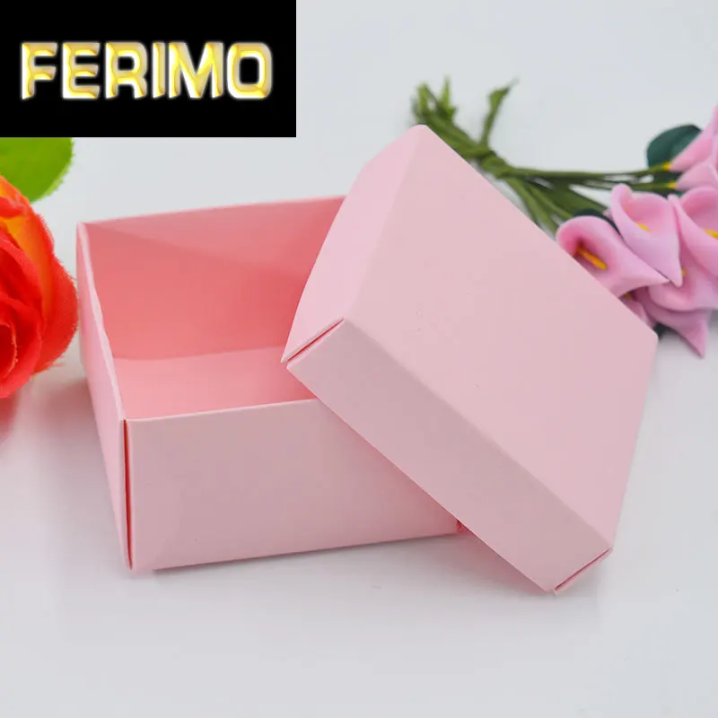 

20pcs High Quality Small Gift Box with Cover Colorful Paper Packing Box Wedding Favors Candy Box Cardboard Carton 6.5x6.5x3.8cm