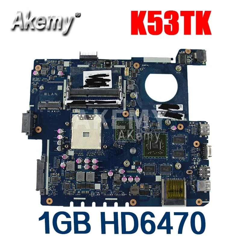 

Amazoon QBL60 LA-7552P REV:1.0 Laptop motherboard For Asus K53TA K53TK K53T K53 Test original mainboard 1GB Video card HD6470