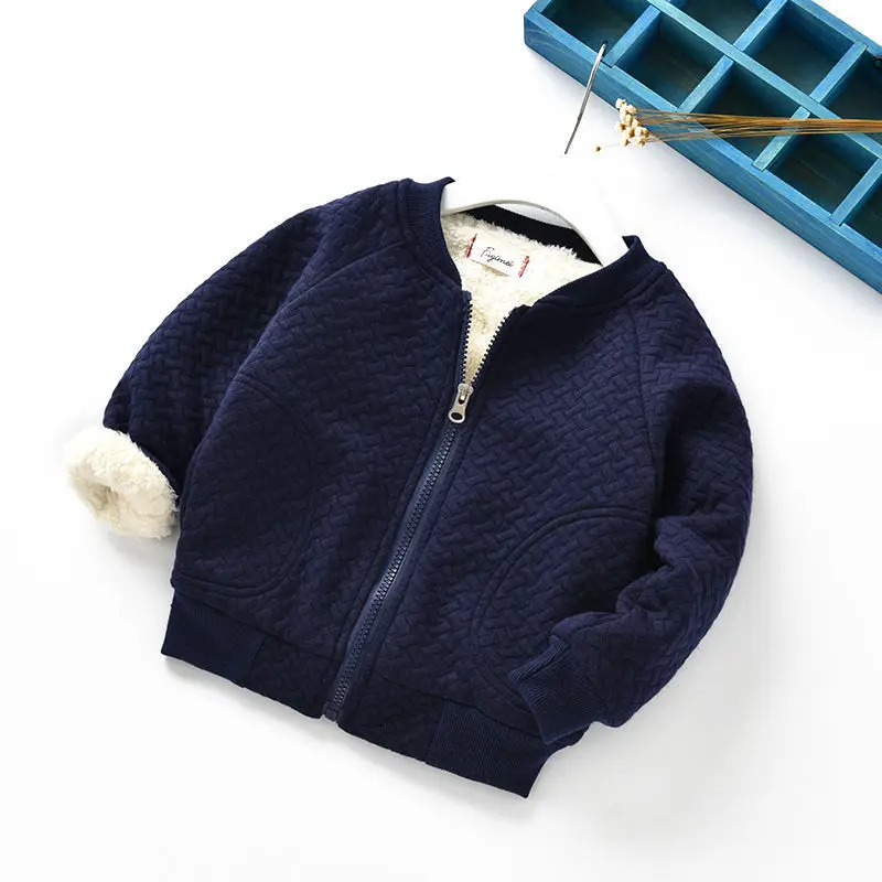 New baby boys girls autumn&winter leisure version 1-4 years old baby plus velvet zipper long sleeve jacket coat children clothes
New baby boys girls autumn&winter leisure version 1-4 years old baby plus velvet zipper long sleeve jacket coat children clothes