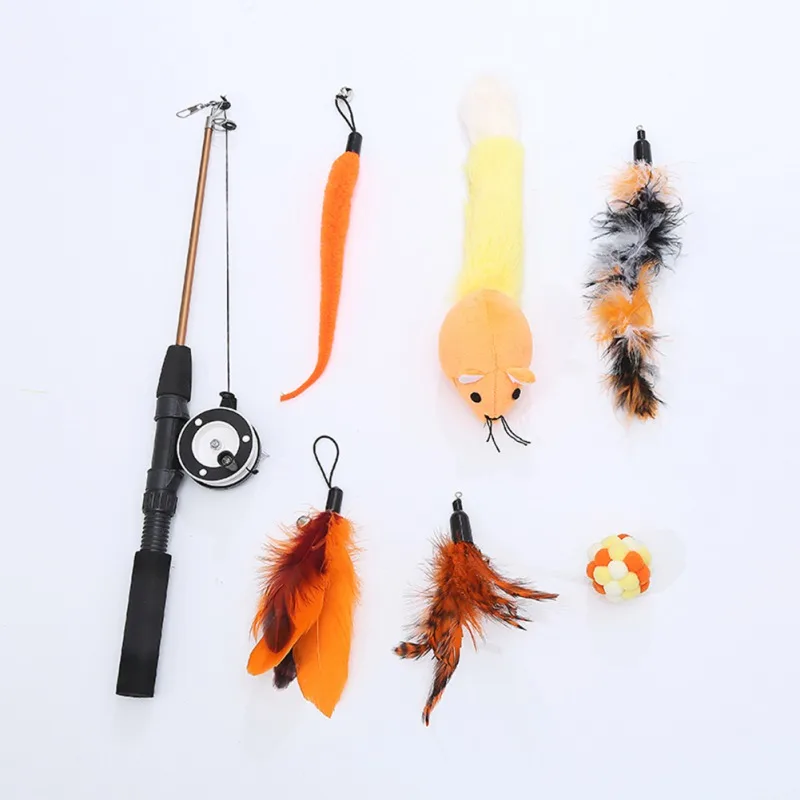 Cat Stick Toys Retractable Mouse Feathers Tease Cat Stick With Replacement Interactive Pet Toys For Cat Playing Toy Pet Supplies
Cat Stick Toys Retractable Mouse Feathers Tease Cat Stick With Replacement Interactive Pet Toys For Cat Playing Toy Pet Supplies