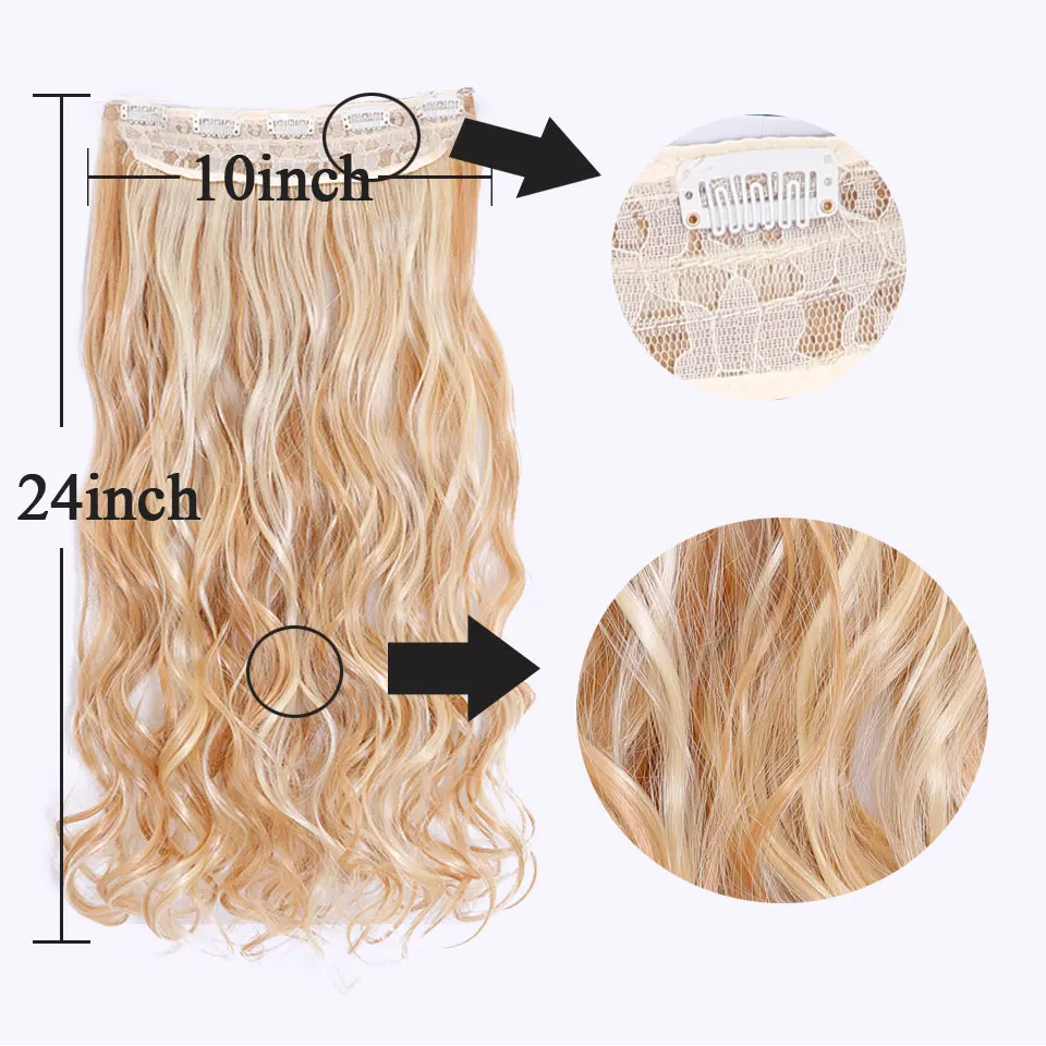 QUEENYANG Synthetic Long Curly Hair Extension Clips Ombre Blonde Black Pink Hair False Hair Fake Hair Chip In Hair Extensions
QUEENYANG Synthetic Long Curly Hair Extension Clips Ombre Blonde Black Pink Hair False Hair Fake Hair Chip In Hair Extensions