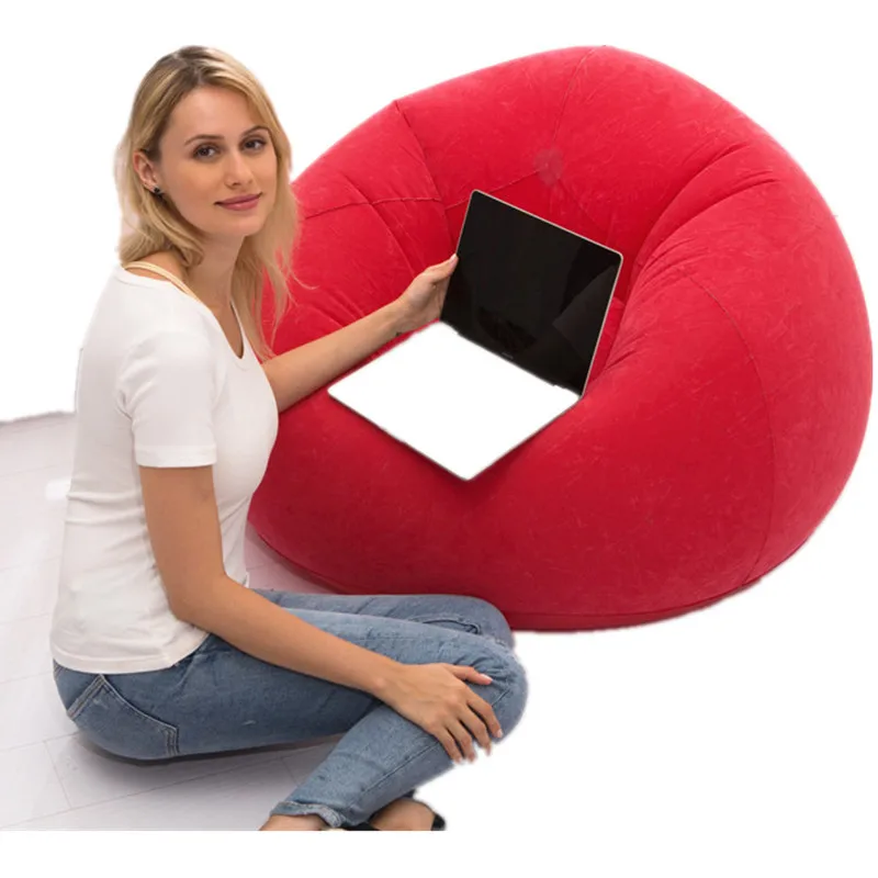 Pure Color Flocking Inflatable Small Apartment Household Single Lazy Sofa Leisure And Entertainment Stool
Pure Color Flocking Inflatable Small Apartment Household Single Lazy Sofa Leisure And Entertainment Stool