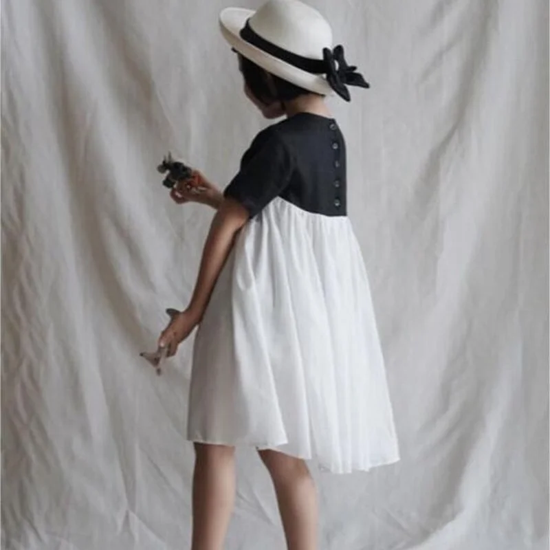 Japan Korea Cotton and Linen Girls Dress 2021 New Kids Summer Clothes Teen Patchwork Dress Buttons Short Sleeve, #6312
Japan Korea Cotton and Linen Girls Dress 2021 New Kids Summer Clothes Teen Patchwork Dress Buttons Short Sleeve, #6312