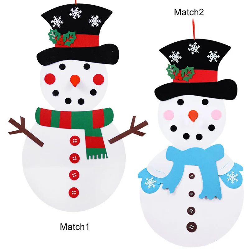 2022 DIY Felt Snowman New Year Kids Gift Toy Merry Christmas Decor for Home Wall Hanging Xmas Drop Ornaments Navidad Noel 
2022 DIY Felt Snowman New Year Kids Gift Toy Merry Christmas Decor for Home Wall Hanging Xmas Drop Ornaments Navidad Noel