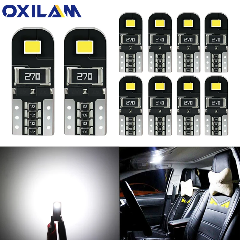 OXILAM 10x W5W T10 светодиодный светильник Canbus, автомобильный светильник для VW BMW Mini Audi Mercedes Benz Hyundai, автомобильный светильник
OXILAM 10x W5W T10 светодиодный светильник Canbus, автомобильный светильник для VW BMW Mini Audi Mercedes Benz Hyundai, автомобильный светильник