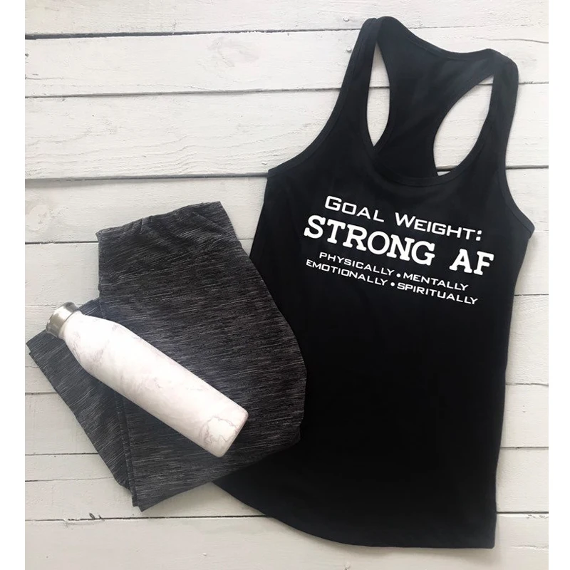 Женская майка для тренировок, забавная Футболка с принтом тела и силы физически и эмоционально 
Женская майка для тренировок, забавная Футболка с принтом тела и силы физически и эмоционально