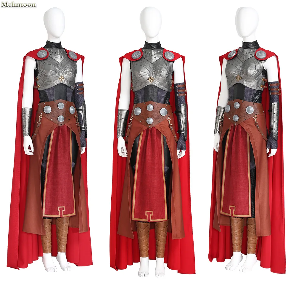 Superhero Lady Thor Cosplay Costume Jane Foster Outfits Women Armor Suit for Halloween Outfit Full Props Suit With Boots
Superhero Lady Thor Cosplay Costume Jane Foster Outfits Women Armor Suit for Halloween Outfit Full Props Suit With Boots
