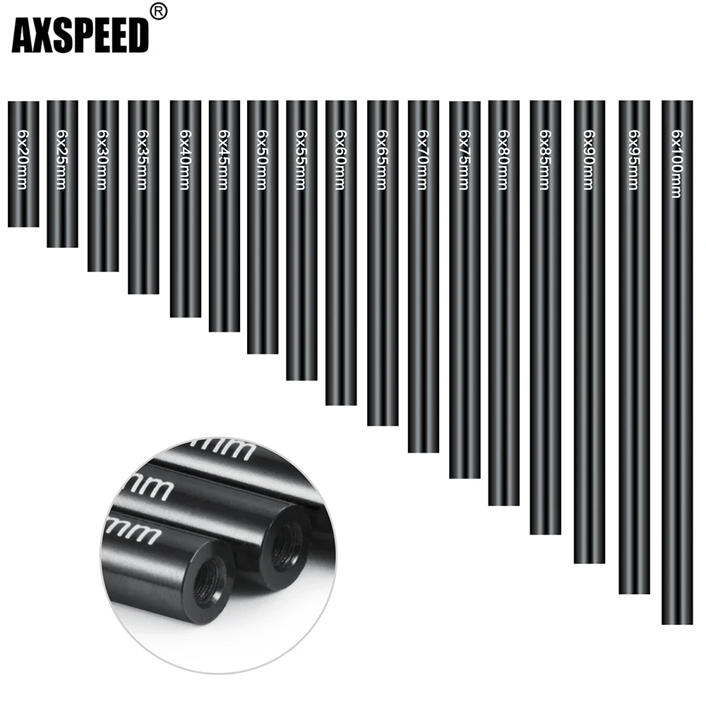 AXSPEED 17 шт. 20-100 мм Тяговый стержень из металлического сплава диаметр 6 мм Тяговый стержень для осевого SCX10 CC01 AX10 F350 RC01 D90 1/10 Радиоуправляемый ав...
AXSPEED 17 шт. 20-100 мм Тяговый стержень из металлического сплава диаметр 6 мм Тяговый стержень для осевого SCX10 CC01 AX10 F350 RC01 D90 1/10 Радиоуправляемый ав...
