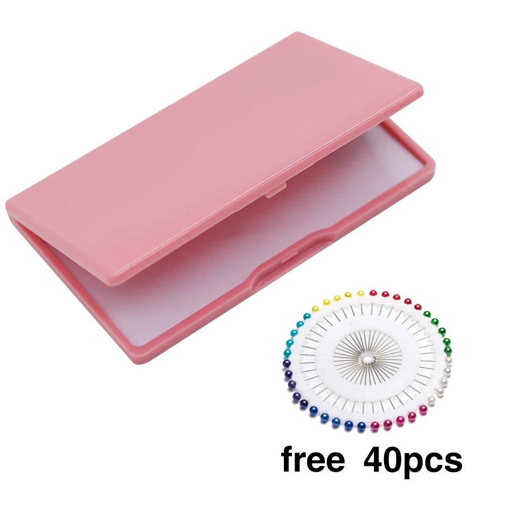 3 Color Magnetic Needle Storage Case with 40pc Colorful Round Pearl Head Pins Sewing Quilting Pin Holder Sewing Tool Accessories
3 Color Magnetic Needle Storage Case with 40pc Colorful Round Pearl Head Pins Sewing Quilting Pin Holder Sewing Tool Accessories