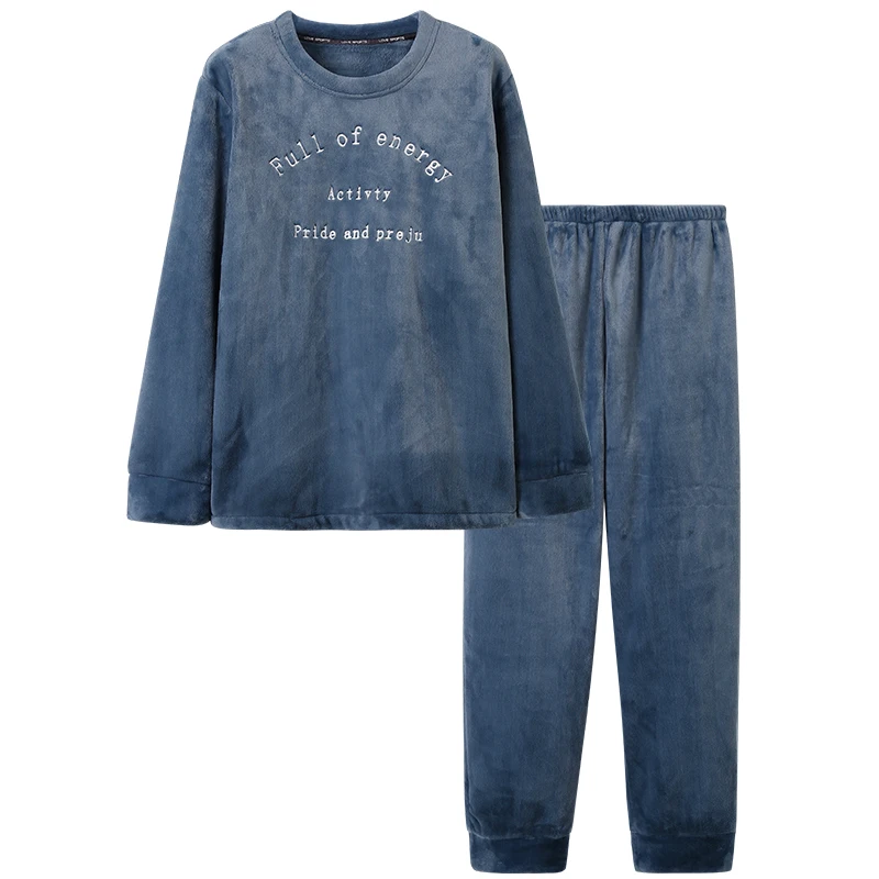 Пижамный комплект мужской фланелевый, теплый утепленный пижамный комплект, одежда для сна с длинным рукавом и штаны для отдыха, Осень-зима
Пижамный комплект мужской фланелевый, теплый утепленный пижамный комплект, одежда для сна с длинным рукавом и штаны для отдыха, Осень-зима