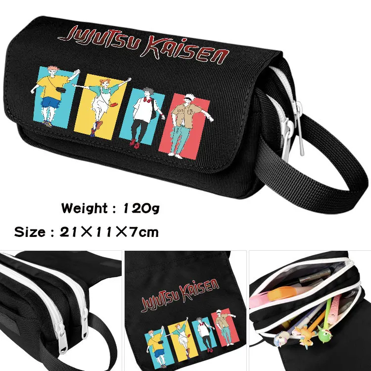 Jujutsu Kaisen Anime Printing Portable Waterproof Student Pencil Case Stationery Box Gojo Satoru Itadori Yuji School Supplies
Jujutsu Kaisen Anime Printing Portable Waterproof Student Pencil Case Stationery Box Gojo Satoru Itadori Yuji School Supplies