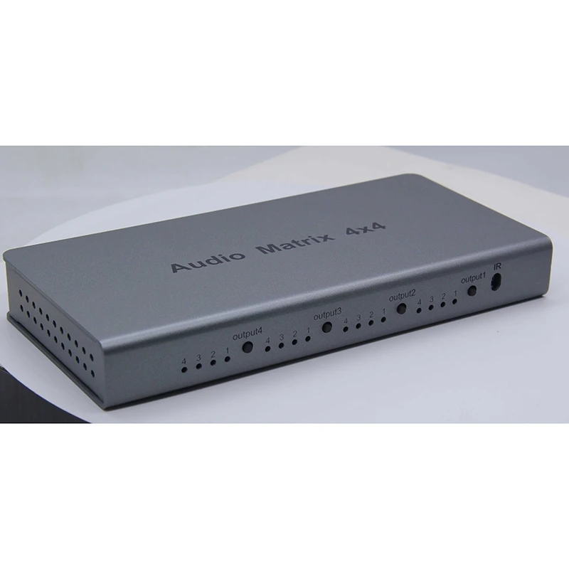 HOT-Digital Audio Matrix Optical Audio Matrix 4X4 Switch Converter Splitter Box for TV DVD Player Amplifier Meeting-EU Plug
HOT-Digital Audio Matrix Optical Audio Matrix 4X4 Switch Converter Splitter Box for TV DVD Player Amplifier Meeting-EU Plug