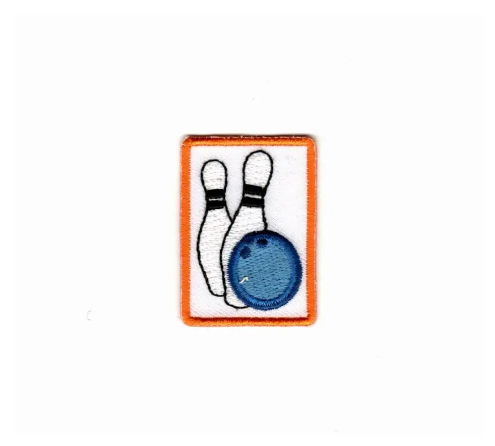 Custom Embroidery Patches Bowling Small Cute Emblem 75 % Embro Area Hot Cut Border White Twill Iron on Patch for Cloth Hat
Custom Embroidery Patches Bowling Small Cute Emblem 75 % Embro Area Hot Cut Border White Twill Iron on Patch for Cloth Hat