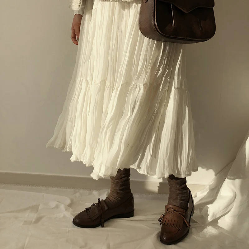 French Retro Dress for Women Autumn and Winter 2021 New Loose Pleated Midi Dress Temperament Slimming Fairy Lady Skirt
French Retro Dress for Women Autumn and Winter 2021 New Loose Pleated Midi Dress Temperament Slimming Fairy Lady Skirt