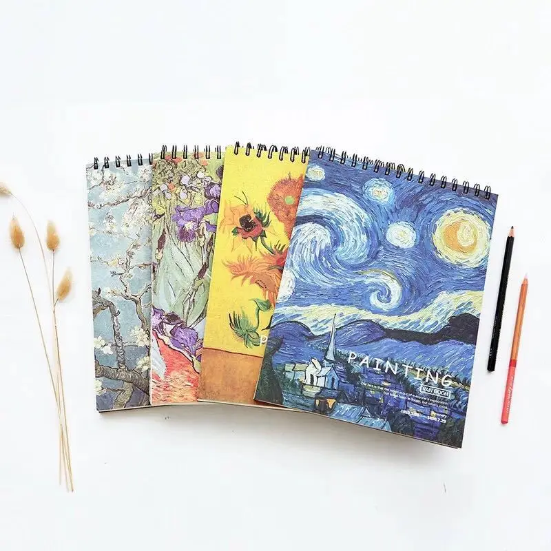 A4 Van Gogh Sketchbook Notebook Painting Kawaii Stationery Drawing Scrapbooking School Art Supplies 16K Sketch Books Journal
A4 Van Gogh Sketchbook Notebook Painting Kawaii Stationery Drawing Scrapbooking School Art Supplies 16K Sketch Books Journal