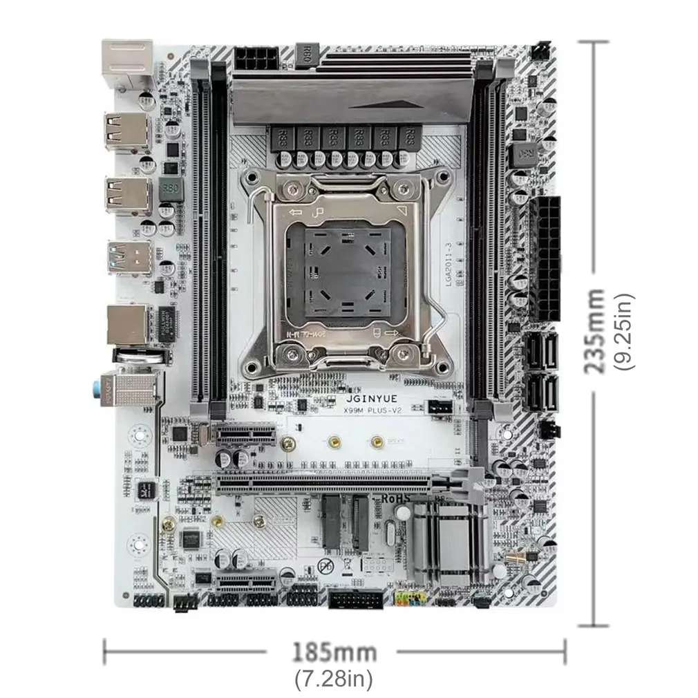X99 Miner Motherboard LGA 2011-3 With Dual M.2 Support Four Channel DDR4 ECC/NON-ECC RAM E5 2678 V3 E5 2620 2650 V3 X99-K9
X99 Miner Motherboard LGA 2011-3 With Dual M.2 Support Four Channel DDR4 ECC/NON-ECC RAM E5 2678 V3 E5 2620 2650 V3 X99-K9