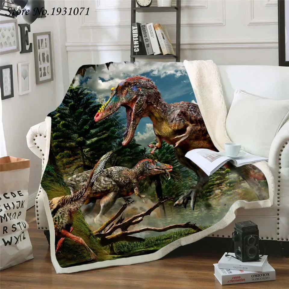 Dinosaur Jurassic 3D Printed Fleece Blanket for Beds Thick Quilt Fashion Bedspread Sherpa Throw Blanket Adults Kids 04
Dinosaur Jurassic 3D Printed Fleece Blanket for Beds Thick Quilt Fashion Bedspread Sherpa Throw Blanket Adults Kids 04