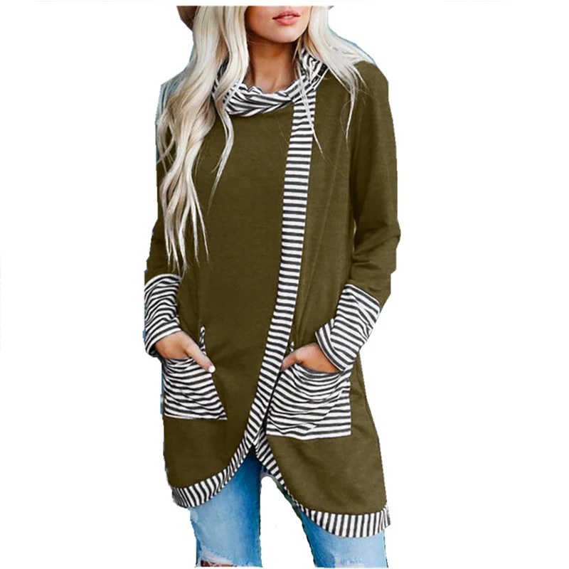 2020 Fall/Winter Hot Sale European and American Women's Striped Long Sleeve Loose Large Size Casual Knit Dress Woman Dress
2020 Fall/Winter Hot Sale European and American Women's Striped Long Sleeve Loose Large Size Casual Knit Dress Woman Dress