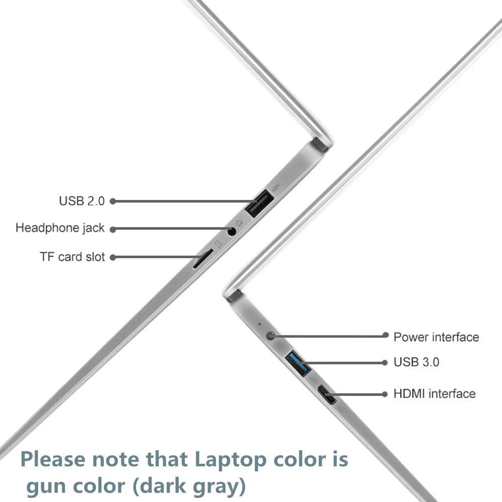 Laptop 13.3 inch Intel J3455 1080P FHD Windows 10 Quad Core 2.4 GHz 6GB RAM 128/256/512GB 1TB SSD 1920*1080 Wifi Notebook PC
Laptop 13.3 inch Intel J3455 1080P FHD Windows 10 Quad Core 2.4 GHz 6GB RAM 128/256/512GB 1TB SSD 1920*1080 Wifi Notebook PC