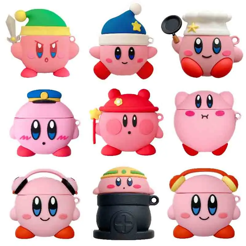 Чехол для Kirby Airpods Kawaii мультфильмы Kirby Airpods 2/Pro Чехол для наушников силиконовый мягкий защитный чехол для Kirby Airpods чехол
Чехол для Kirby Airpods Kawaii мультфильмы Kirby Airpods 2/Pro Чехол для наушников силиконовый мягкий защитный чехол для Kirby Airpods чехол