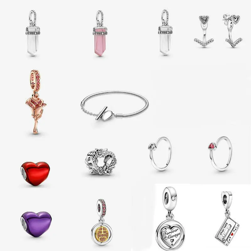 Real 100% 925 Sterling Silver Beads Soul Mate Spinning Lucky Metallic Red Heart White Pink Purple Amulet Pendant Dangle Charm 
Real 100% 925 Sterling Silver Beads Soul Mate Spinning Lucky Metallic Red Heart White Pink Purple Amulet Pendant Dangle Charm