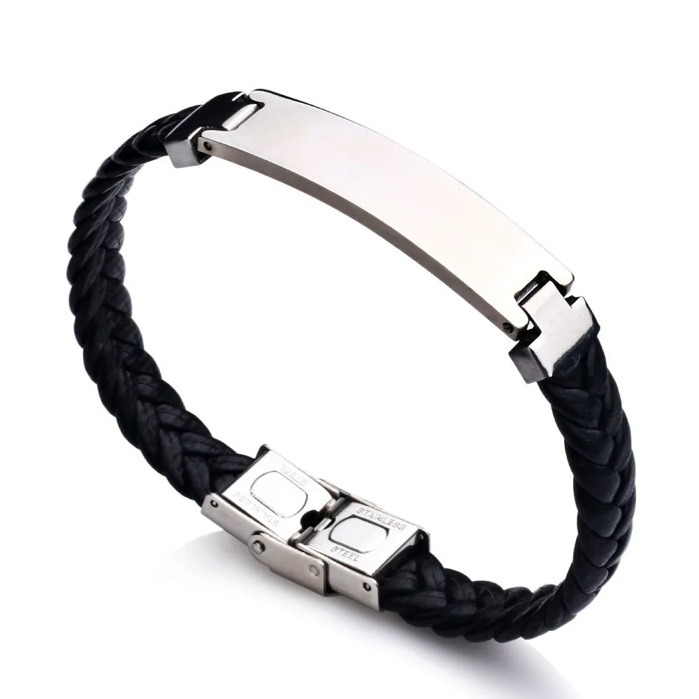 Bohemian Fashion Trend Leather Bracelet Men's Stainless Steel Braided Rope Bracelet Men and Women Jewelry Couple Gifts Wholesale
Bohemian Fashion Trend Leather Bracelet Men's Stainless Steel Braided Rope Bracelet Men and Women Jewelry Couple Gifts Wholesale
