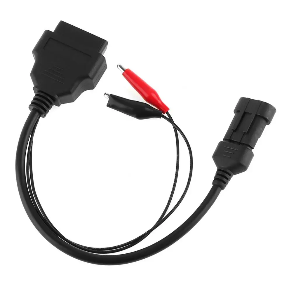 OBDII OBD2 16 контактный разъем 3 адаптера Авто Диагностический кабель с крокодилами