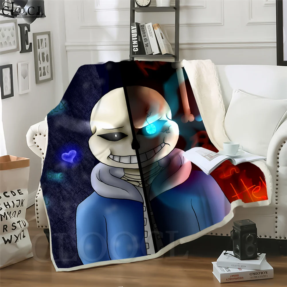 CLOOCL Thicken Blanket Anime Games Undertale Sans Printed Throw Blankets for Beds Teenager Home Decoration Beddings Adult Quilt
CLOOCL Thicken Blanket Anime Games Undertale Sans Printed Throw Blankets for Beds Teenager Home Decoration Beddings Adult Quilt