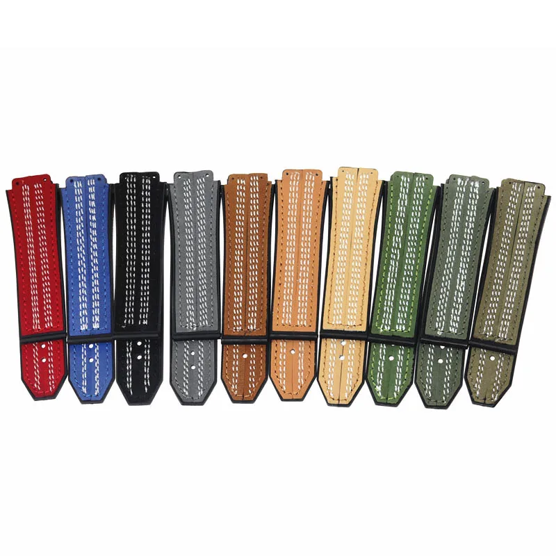 10 Colors 26mm 19mm Leather Cowhide Strap For Hublo Watch With 45mm 44mm Classic usion Series Big Ban Bracelet Watchband Belt
10 Colors 26mm 19mm Leather Cowhide Strap For Hublo Watch With 45mm 44mm Classic usion Series Big Ban Bracelet Watchband Belt