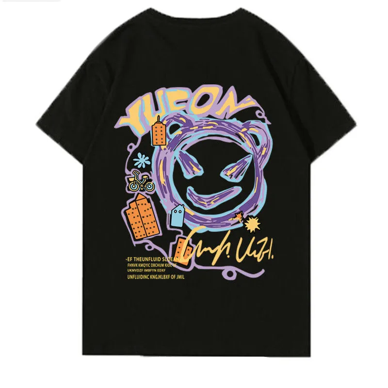 Top Quality Men's Tshirt Casual Short Sleeve Oversize graffiti T-Shirt Top tees hip hop Harajuku streetwear male tee shirts
Top Quality Men's Tshirt Casual Short Sleeve Oversize graffiti T-Shirt Top tees hip hop Harajuku streetwear male tee shirts