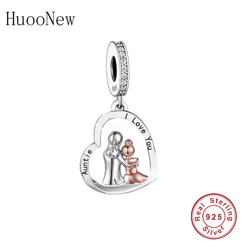Fit Original Brand Charm Bracelet 925 Silver The Love Between Auntie And Niece Is Forever Bead For Making Women Berloque New
Fit Original Brand Charm Bracelet 925 Silver The Love Between Auntie And Niece Is Forever Bead For Making Women Berloque New
