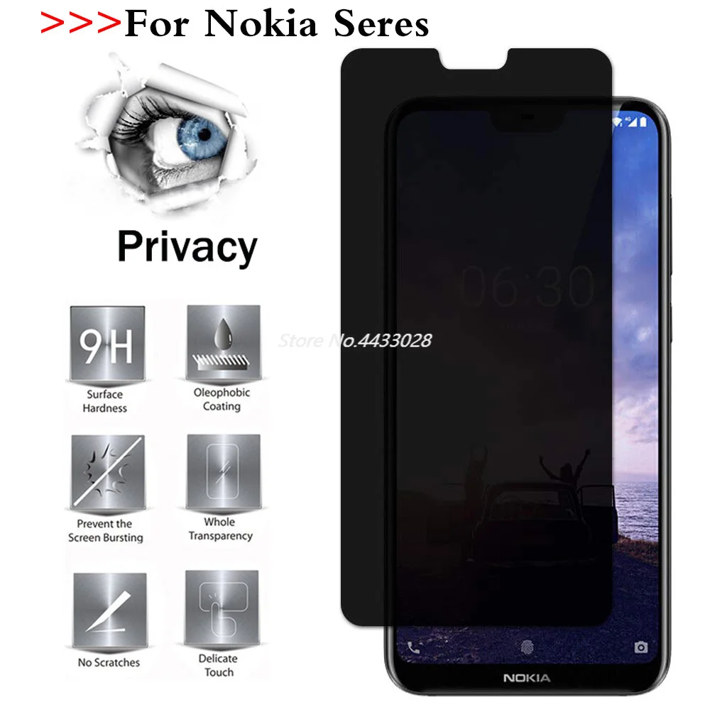 9H Privacy Tempered Glass For Nokia 3 5 6 7 8 9 PureView 3.2 4.2 5.1 6.1 7.1 3.1 Plus X71 X5 X6 X7 Anti Glare Screen Protector
9H Privacy Tempered Glass For Nokia 3 5 6 7 8 9 PureView 3.2 4.2 5.1 6.1 7.1 3.1 Plus X71 X5 X6 X7 Anti Glare Screen Protector