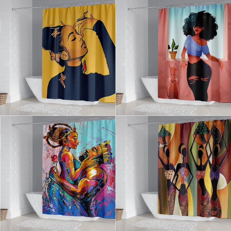African girl shower curtains shower curtain waterproof anime shower curtain curtain bathroom shower curtain Bathroom curtain 
African girl shower curtains shower curtain waterproof anime shower curtain curtain bathroom shower curtain Bathroom curtain