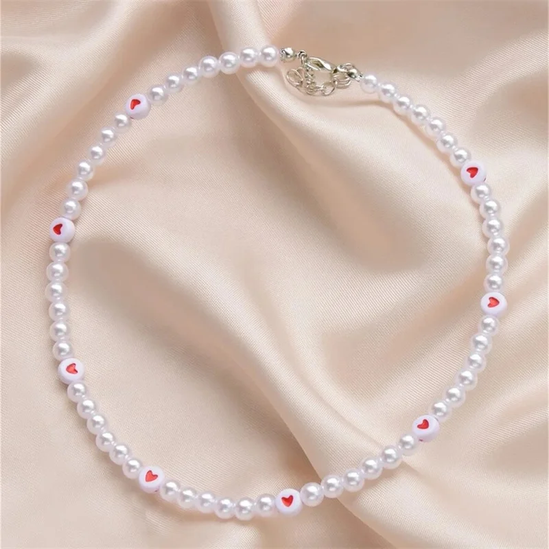 Trendy Love Pearl Necklace Female Personality Travel Party Fashion Clavicle Necklace Accessories collar perlas collar
Trendy Love Pearl Necklace Female Personality Travel Party Fashion Clavicle Necklace Accessories collar perlas collar