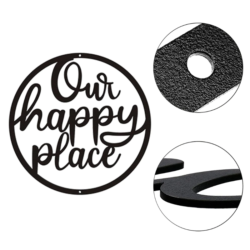 Надпись «Наше счастливое место», Металлический Настенный декор, подвесная надпись, скульптура для дома, фермерские украшения для гостиной
Надпись «Наше счастливое место», Металлический Настенный декор, подвесная надпись, скульптура для дома, фермерские украшения для гостиной