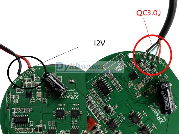Беспроводное быстрое зарядное устройство Qi 15 Вт 12 В 5 А 10 Вт/7 Вт/5 + катушка для