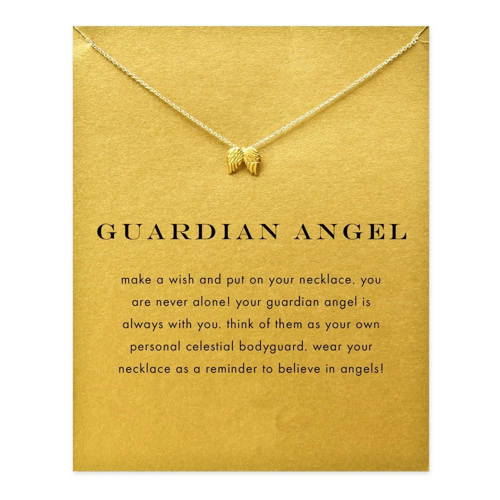 Necklace for Women 2021 trend Angel Wings Color Polishing Gold Creative Alloy Clavicle Short Necklace Pendant Jewelry Wholesale
Necklace for Women 2021 trend Angel Wings Color Polishing Gold Creative Alloy Clavicle Short Necklace Pendant Jewelry Wholesale