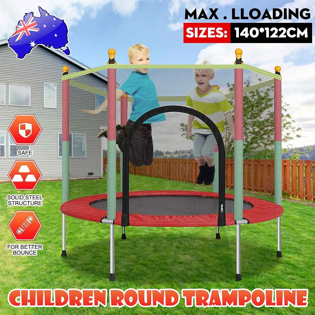55 Inch Trampoline Protective Net Anti-fall Trampoline Jumping Pad Safety Net Protection Guard Outdoor Indoor Children Supplies
55 Inch Trampoline Protective Net Anti-fall Trampoline Jumping Pad Safety Net Protection Guard Outdoor Indoor Children Supplies