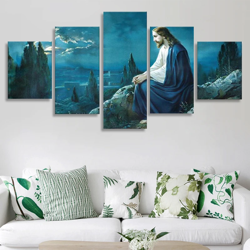 Decorative Painting 5 Piece HD Printed Jesus Christ Religious Painting Canvas Print Room Decor Poster Picture Canvas Art
Decorative Painting 5 Piece HD Printed Jesus Christ Religious Painting Canvas Print Room Decor Poster Picture Canvas Art