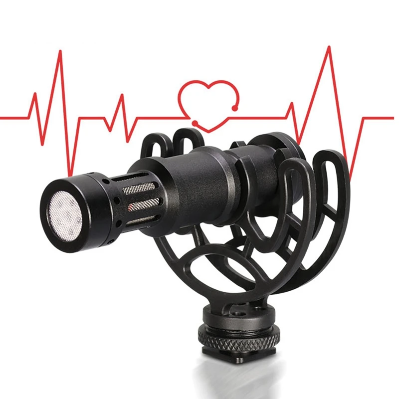 Microphone Camera Microphone Phone Metal Mic 3.5mm Plug with Shock Mount for Canon Nikon Sony DV DSLR and Smartphone
Microphone Camera Microphone Phone Metal Mic 3.5mm Plug with Shock Mount for Canon Nikon Sony DV DSLR and Smartphone