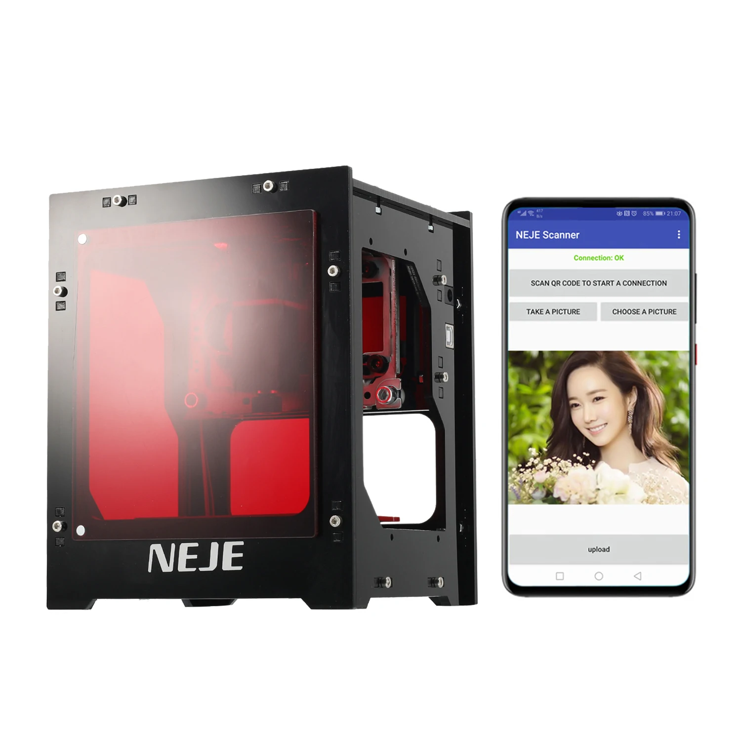 NEJE KZ 10 Вт 450 нм лазерный гравировальный станок Smart Blue светильник AI гравировальный станок поддерживает офлайн принтер для печати логотипов
NEJE KZ 10 Вт 450 нм лазерный гравировальный станок Smart Blue светильник AI гравировальный станок поддерживает офлайн принтер для печати логотипов