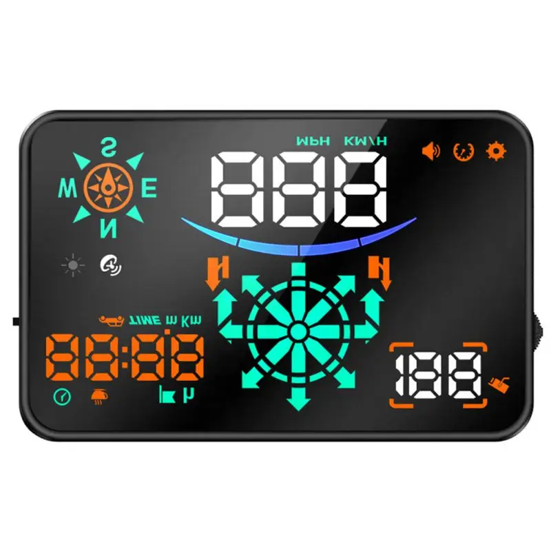 Universal HUD Car Head up Display Windshield Speed Projector Security Alarm Water temp Overspeed Voltage speedometer H8 New
Universal HUD Car Head up Display Windshield Speed Projector Security Alarm Water temp Overspeed Voltage speedometer H8 New