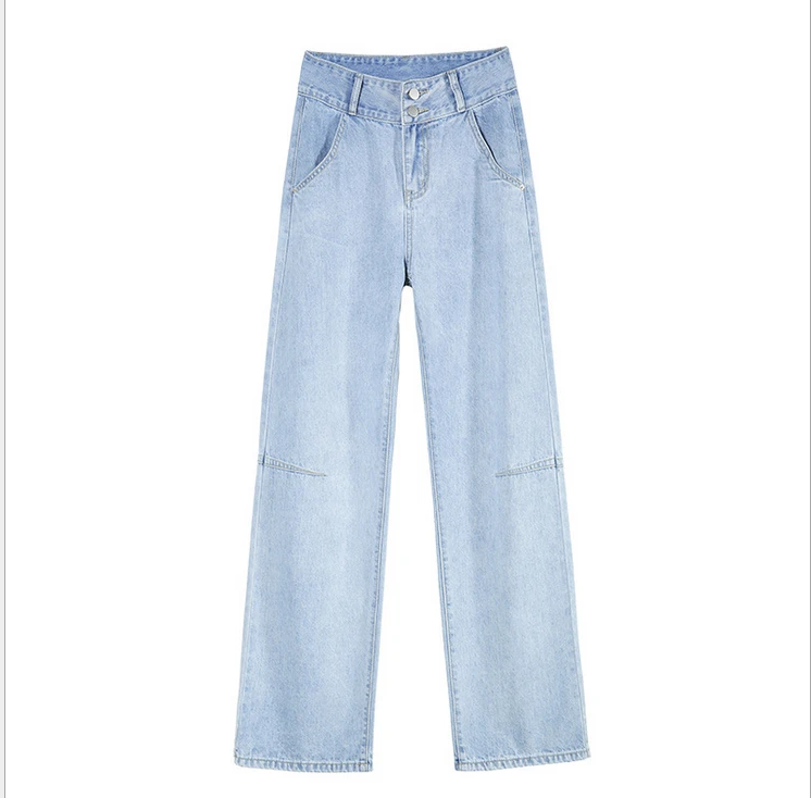 XiJiang Moon New Women's Pants Straight Leg Jeans Women High Waist Slim Loose Pants Casual Washed Fashion Trousers c86
XiJiang Moon New Women's Pants Straight Leg Jeans Women High Waist Slim Loose Pants Casual Washed Fashion Trousers c86