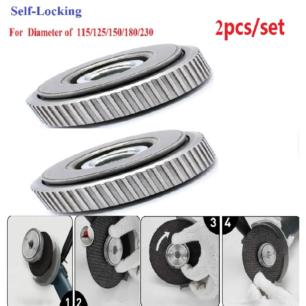 1/2pcs M14 Thread Replacement Angle Grinder Chuck Tools Quick Clamping Release Angle Grinder Inner Outer Flange Nut Set Tools
1/2pcs M14 Thread Replacement Angle Grinder Chuck Tools Quick Clamping Release Angle Grinder Inner Outer Flange Nut Set Tools
