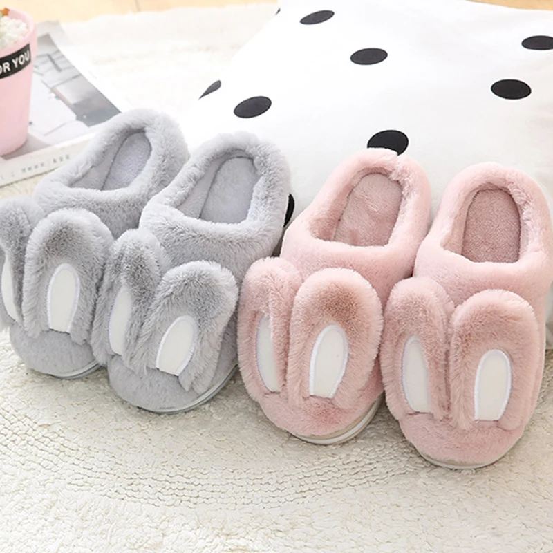 Rabbit Animal Prints Cute Home Slippers Short Plush Warm Soft Cotton Women Slippers Loves Floor Indoor Shoes Women Large Size 45
Rabbit Animal Prints Cute Home Slippers Short Plush Warm Soft Cotton Women Slippers Loves Floor Indoor Shoes Women Large Size 45