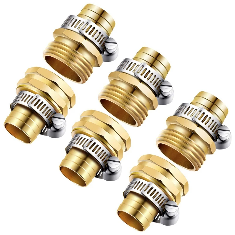 3 Sets 3/4 Inch Br Garden Hose Repair Kit Mender End Water Hose End Mender Female and Male Hose Connector
3 Sets 3/4 Inch Br Garden Hose Repair Kit Mender End Water Hose End Mender Female and Male Hose Connector