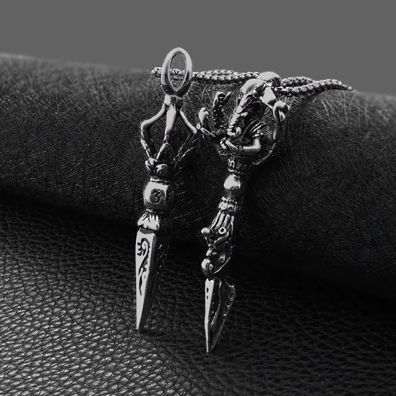 Подвеска Vajra из нержавеющей стали для повседневного использования на открытом воздухе, винтажная буддийская бижутерия, ожерелье, нож, бусин...
Подвеска Vajra из нержавеющей стали для повседневного использования на открытом воздухе, винтажная буддийская бижутерия, ожерелье, нож, бусин...