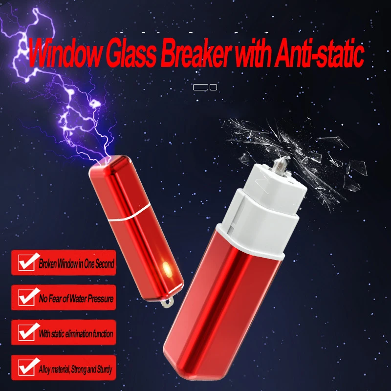 Car Anti-static Safety Hammer Portable Multi-function Window Breaker Keychain Mini Car Safety Hammer Car Emergency EscapeTool
Car Anti-static Safety Hammer Portable Multi-function Window Breaker Keychain Mini Car Safety Hammer Car Emergency EscapeTool